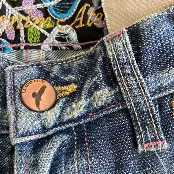 Los Angeles Denim Atelier Jeans NWT SZ 26 - Picture 3 of 10